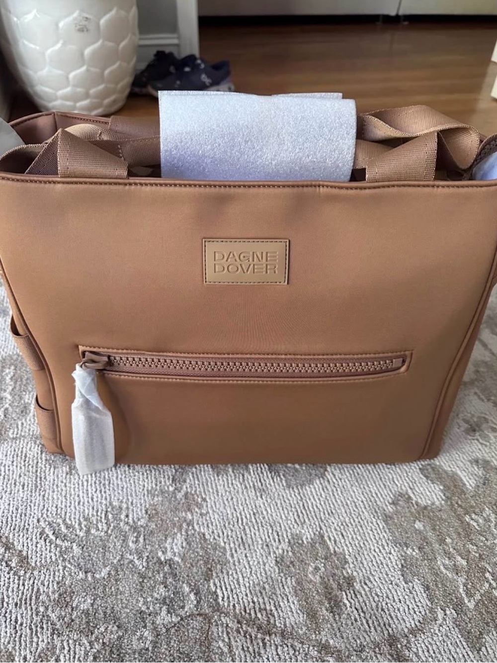 Dagne Dover Cognac Everyday Tote